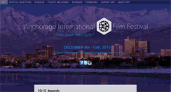 Desktop Screenshot of anchoragefilmfestival.org
